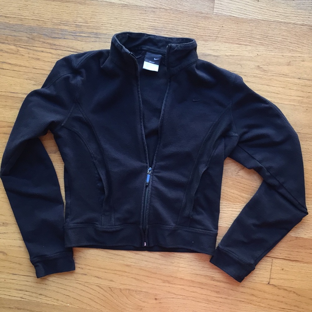Nike Dri-fit long sleeve zip-up jacket